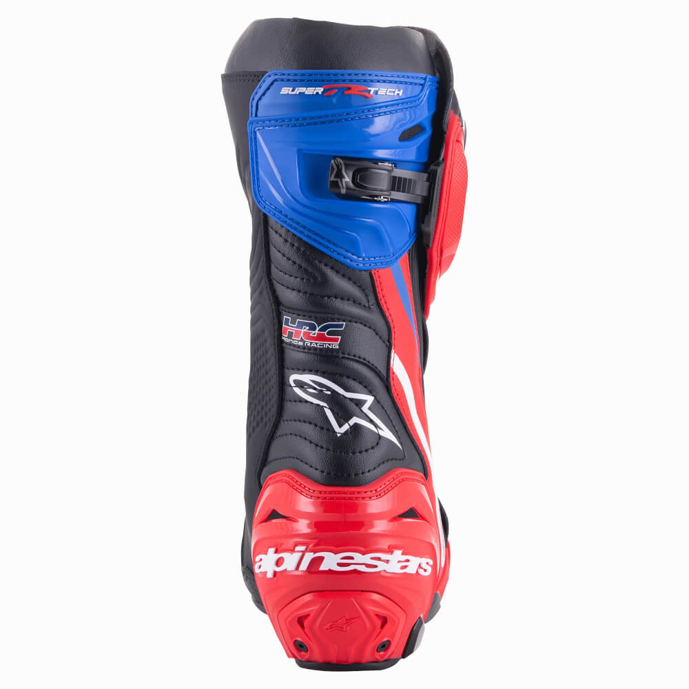 Alpinestars Honda Supertech R Boots Black / Bright Red / Blue – Honda Direct